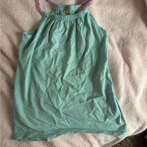 OshKosh B'gosh Turquoise Top with Multicolor Straps